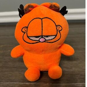 Vintage Garfield Plush Suction Cup Orange Cartoon Character Toy Kids